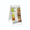 Large White Double-Sided Outdoor Poster Stand